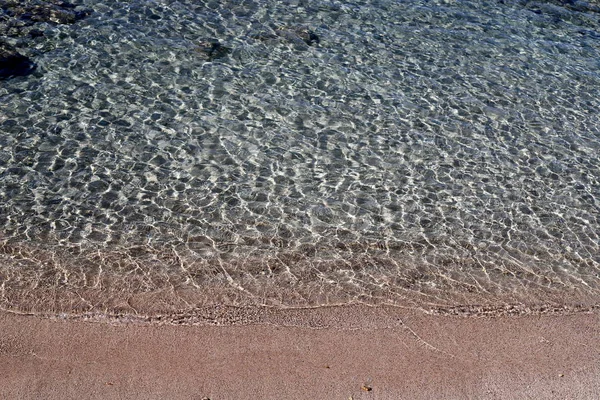 Дикий Пляж Берегу Средиземного Моря Севере Израиля — стоковое фото