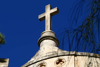İsrail Devleti 'nin başkenti Kudüs' teki binalar ve yapılar. Kudüs üç dinli bir şehirdir. 
