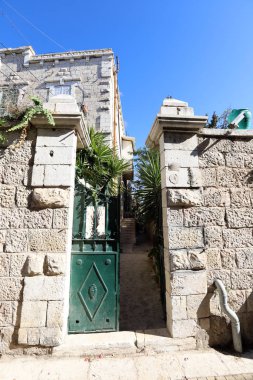 İsrail Devleti 'nin başkenti Kudüs' teki binalar ve yapılar. Kudüs üç dinli bir şehirdir. 