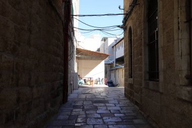 İsrail Devleti 'nin başkenti Kudüs' teki binalar ve yapılar. Kudüs üç dinli bir şehirdir. 