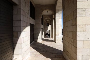 İsrail Devleti 'nin başkenti Kudüs' teki binalar ve yapılar. Kudüs üç dinli bir şehirdir. 