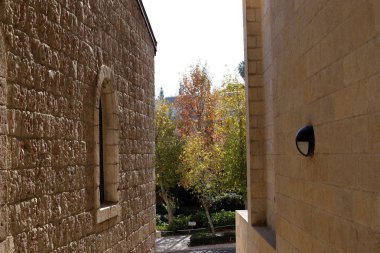 İsrail Devleti 'nin başkenti Kudüs' teki binalar ve yapılar. Kudüs üç dinli bir şehirdir. 