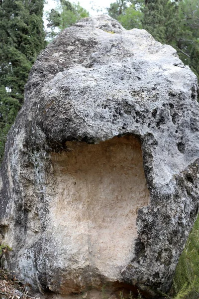 Texture Pietre Rocce Nelle Montagne Nel Nord Israele — Foto Stock