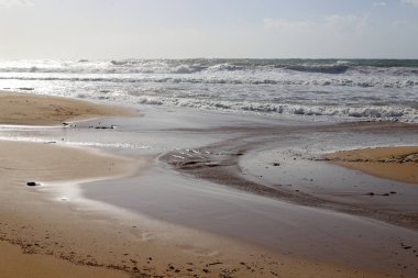 İsrail 'in kuzeyindeki Akdeniz kıyıları 
