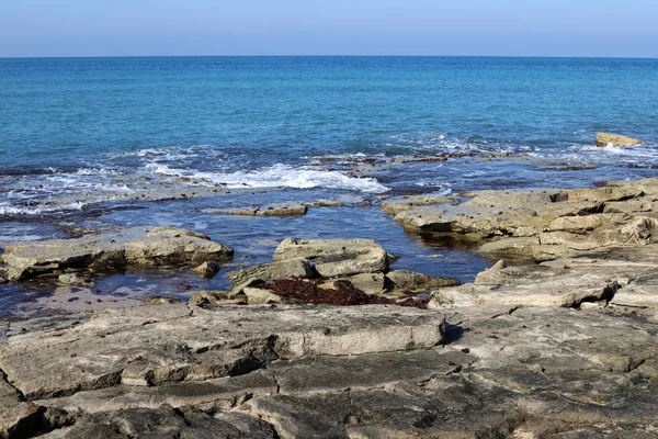 Mittelmeerküste Norden Israels — Stockfoto