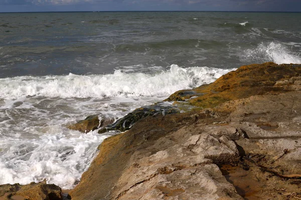 Costa Mediterrânica Norte Israel — Fotografia de Stock