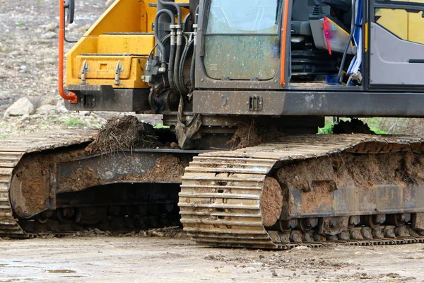 Werk Werkinstrumenten Mechanismen Een Bouwplaats Israël — Stockfoto