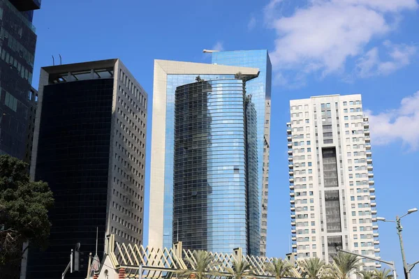 Walk Streets Big Tel Aviv City Mediterranean Coast Israel — Stock Photo, Image