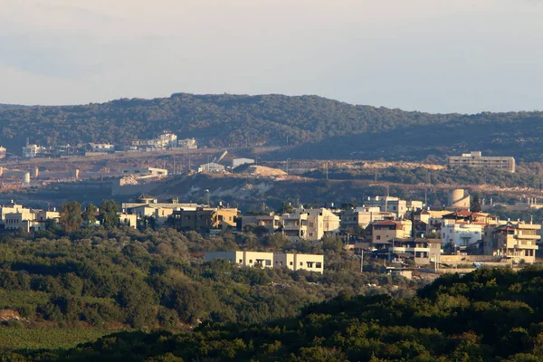 이스라엘 지중해 의작은 마을의 — 스톡 사진