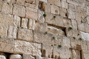 The Wailing Wall is part of the ancient wall around the western slope of the Temple Mount in the Old City of Jerusalem 