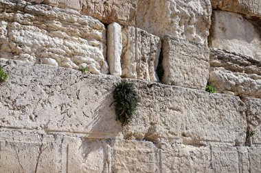 The Wailing Wall is part of the ancient wall around the western slope of the Temple Mount in the Old City of Jerusalem 