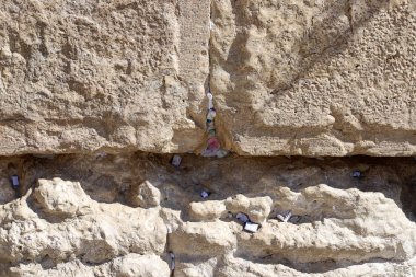 The Wailing Wall is part of the ancient wall around the western slope of the Temple Mount in the Old City of Jerusalem 