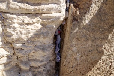 The Wailing Wall is part of the ancient wall around the western slope of the Temple Mount in the Old City of Jerusalem 