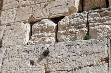 The Wailing Wall is part of the ancient wall around the western slope of the Temple Mount in the Old City of Jerusalem 