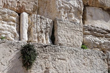 The Wailing Wall is part of the ancient wall around the western slope of the Temple Mount in the Old City of Jerusalem 