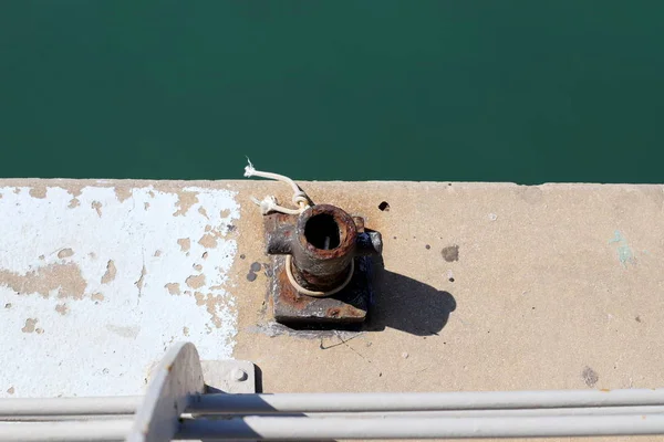 Amarrage Pour Bateaux Yachts Dans Port Ville Tel Aviv Israël — Photo