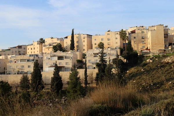Αρχαία Πόλη Της Ιερουσαλήμ Πρωτεύουσα Του Κράτους Του Ισραήλ Πόλη — Φωτογραφία Αρχείου
