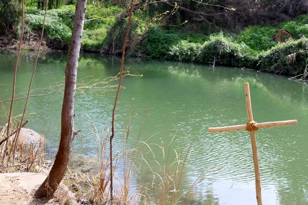 Jordan River in the place where Jesus Christ was baptized. Christians view Jordan as a holy river