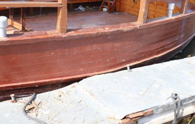 Kuzey İsrail 'de Celile Denizi üzerindeki Tiberias şehrindeki iskelede. 