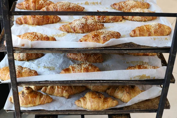 Pain Produits Boulangerie Sont Vendus Jérusalem Capitale Etat Israël — Photo