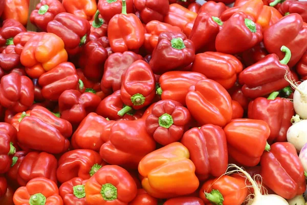 Frutas Verduras Frescas Venden Bazar Ciudad Jerusalén Capital Israel — Foto de Stock