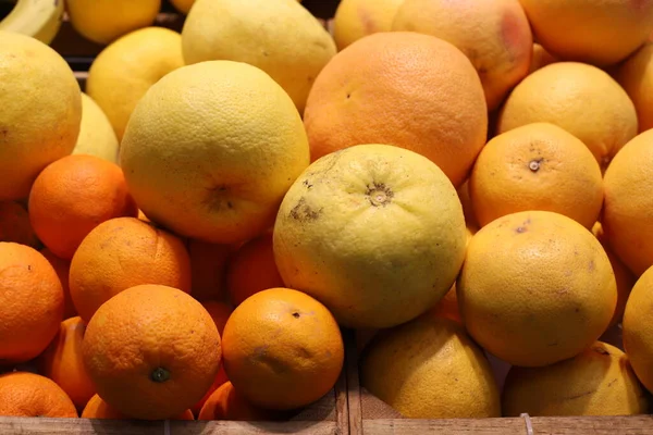 Frisches Obst Und Gemüse Werden Auf Einem Basar Jerusalem Der — Stockfoto