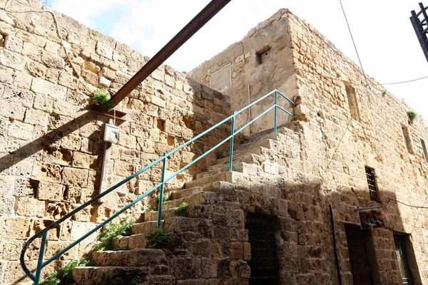 Acre Una Antigua Ciudad Portuaria Orillas Del Mar Mediterráneo Norte —  Fotos de Stock