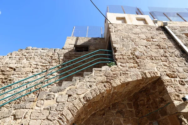 阿克是以色列北部地中海沿岸一个古老的港口城市 — 图库照片