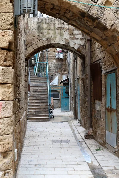 Acre Ist Eine Antike Hafenstadt Ufer Des Mittelmeeres Norden Israels — Stockfoto