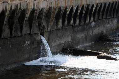 Kuzey İsrail 'deki antik bir kalenin taş duvarı 