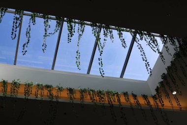 İsrail 'in başkenti Kudüs' te küçük bir pencere. 