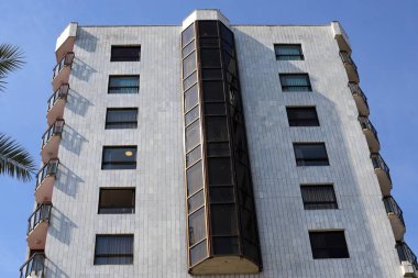 İsrail 'in başkenti Kudüs' te küçük bir pencere. 