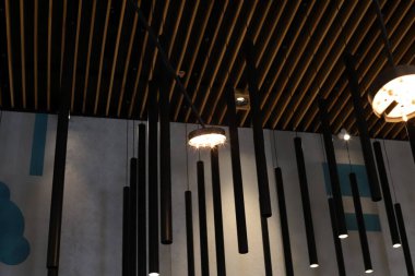 İsrail 'deki kentsel inşaatın modern mimari detayları. Soyut şehir fotoğrafçılığı 