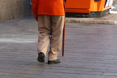 Virüs İsrail 'e yayılmadan önce Kudüs sokaklarında hayat vardı. Büyük bir şehirde şehir fotoğrafçılığı 