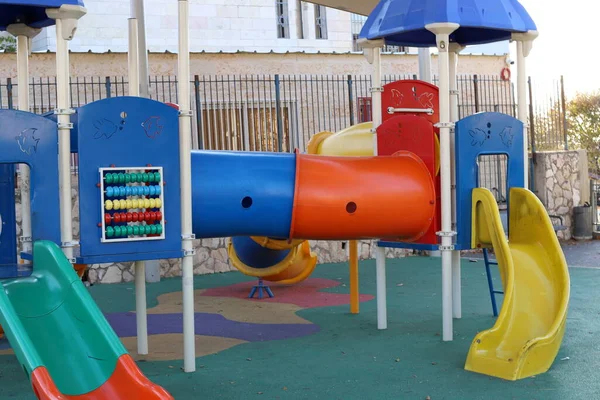 Equipamentos Esportivos Jogos Parque Infantil Parque Cidade Norte Israel — Fotografia de Stock