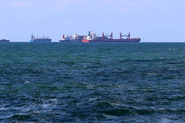 Mediterranean Coast North Israel Photos Taken Quarantine — Stock Photo, Image