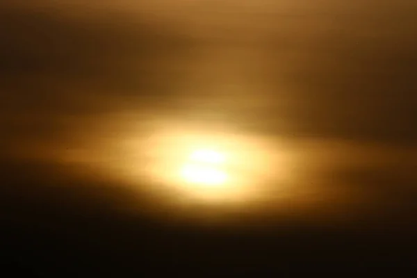 Тревожный Закат Над Средиземным Морем Севере Израиля Время Эпидемии Коронавируса — стоковое фото