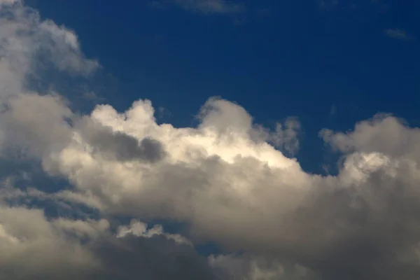 Awan Petir Mengapung Langit Israel Utara Besok Akan Hujan Dan — Stok Foto