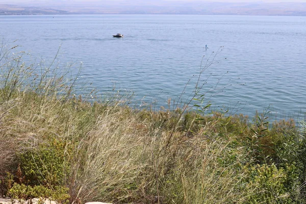 Mer Galilée Galilée Est Lac Eau Douce Israël Lac Eau — Photo