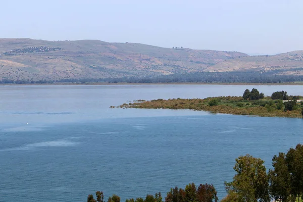 Mar Galileia Galileia Lago Água Doce Israel Lago Água Doce — Fotografia de Stock