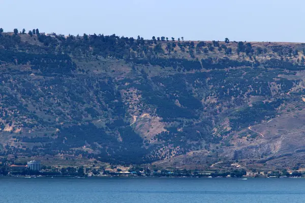 Mer Galilée Galilée Est Lac Eau Douce Israël Lac Eau — Photo