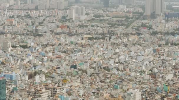 Small houses of Saigon from high — Stock Footage Small houses of Saigon from high Video Clip