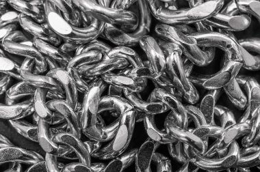 Detaylı closeup lots-in Gümüş Zincirler