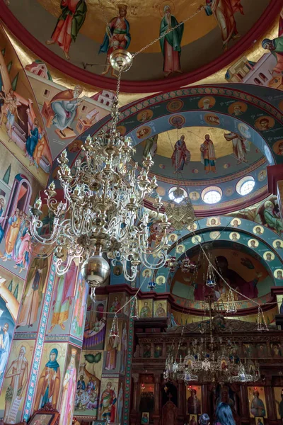 ケーパーで十二使徒のカペナウム (Cafarnaum)、イスラエル - 2017 年 1 月 1 日: インテリアのギリシャ正教修道院 — ストック写真