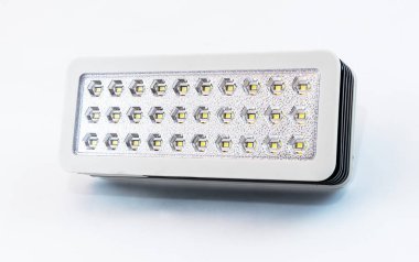 Plastik gövdeli ve 30 Led ampuller ile dikdörtgen el feneri