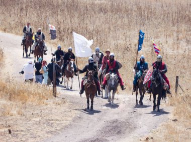 Katılımcılar Hıttin boynuzları, savaşta yeniden inşası 