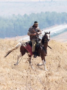 Katılımcılar Hıttin boynuzları, savaşta yeniden inşası 