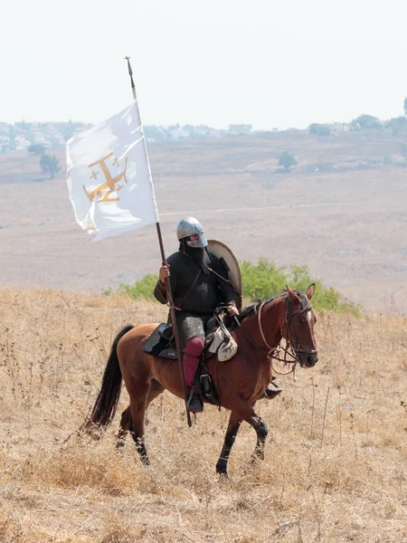 Katılımcılar Hıttin boynuzları, savaşta yeniden inşası 