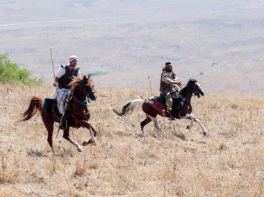 Katılımcılar Hıttin boynuzları, savaşta yeniden inşası 