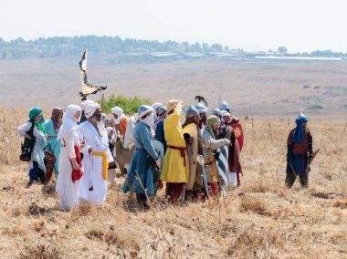 Katılımcılar Hıttin boynuzları, savaşta yeniden inşası 